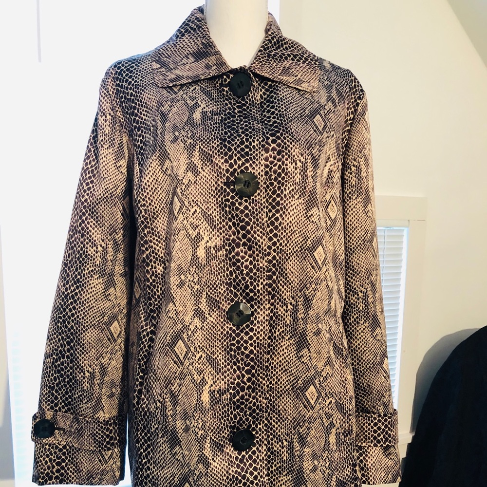 Snake Skin Look Jacket